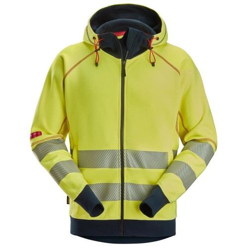 Snickers 2866 ProtecWork Hi Vis Arc Full Zip Hoodie Snickers 2866 ProtecWork Hi Vis Arc Full Zip Hoodie